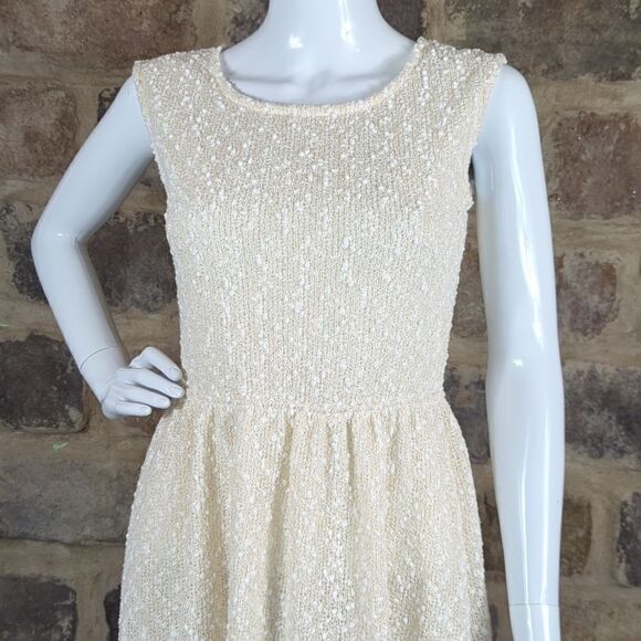 The Impeccable Pig sleeveless fit & flare open back dress woman's size medium - Picture 3 of 13